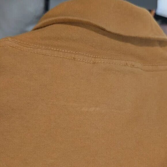 Obey | Men's Cotton Turtleneck in Camel - Picture 7 of 7